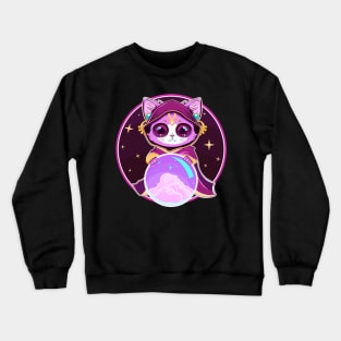 Fortune Teller Cat Crewneck Sweatshirt